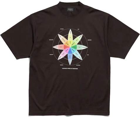 Balenciaga 黑色印花修身圓領T恤 764235TQVS31055 Order Balenciaga 黑色印花修身圓領T恤 764235TQVS31055