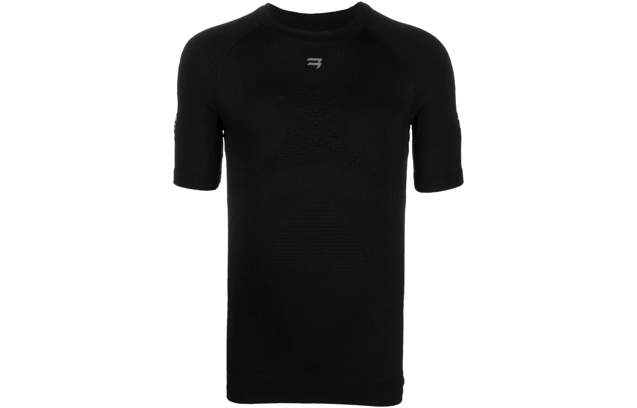 Balenciaga  Black Regular Fit Letter Print Crew Neck T-Shirt. 7196624C9B41000 圖 2