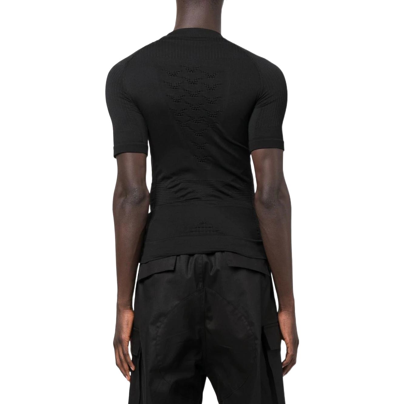 Balenciaga  Black Regular Fit Letter Print Crew Neck T-Shirt. 7196624C9B41000 圖 4