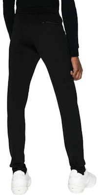 발렌시아가 블랙 솔리드 엘라스틱 웨이스트 니트 조거 팬츠 623757TGV041000 Shop 발렌시아가 블랙 솔리드 엘라스틱 웨이스트 니트 조거 팬츠 623757TGV041000