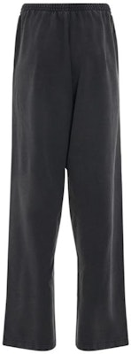 巴黎世家 黑色彈性腰部針織休閒長褲 - 寬鬆版型。 720447TNVF61069 Lookbook 巴黎世家 黑色彈性腰部針織休閒長褲 - 寬鬆版型。 720447TNVF61069