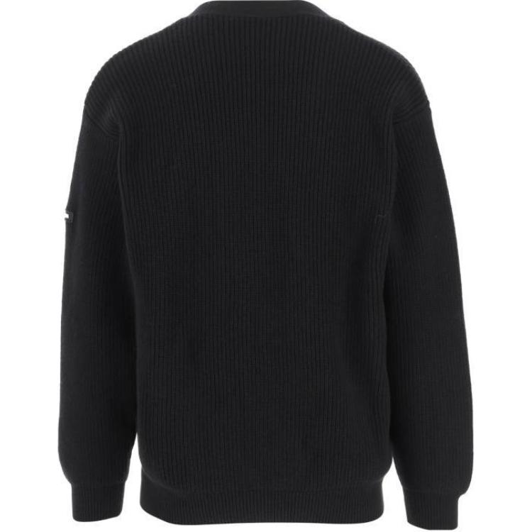 Balenciaga  Black V-Neck Button-Up Knit Cardigan Sweater. 813062T1703-1000 圖 3