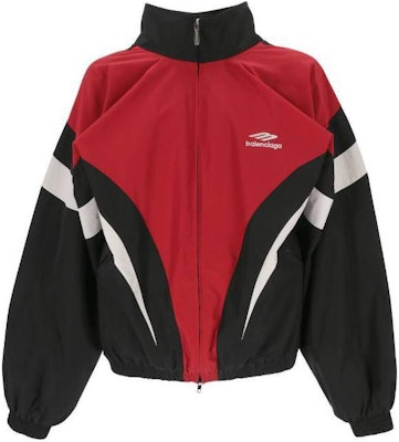 巴黎世家 黑色拼接休閒拉鍊外套 - 寬鬆款式 790756TPQ381000 Buy 巴黎世家 黑色拼接休閒拉鍊外套 - 寬鬆款式 790756TPQ381000