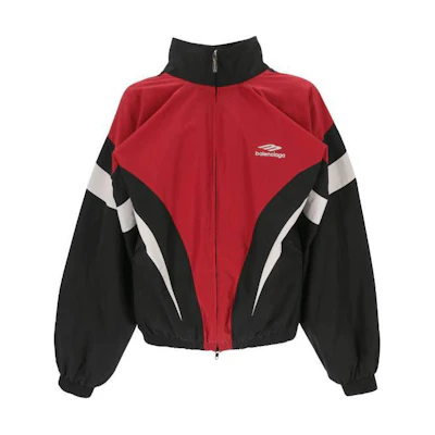 Balenciaga Black Zip-Up Colorblock Jacket - Relaxed Fit. 790756TPQ381000