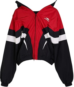 巴黎世家 黑色拼接休閒拉鍊外套 - 寬鬆款式 790756TPQ381000 Lookbook 巴黎世家 黑色拼接休閒拉鍊外套 - 寬鬆款式 790756TPQ381000