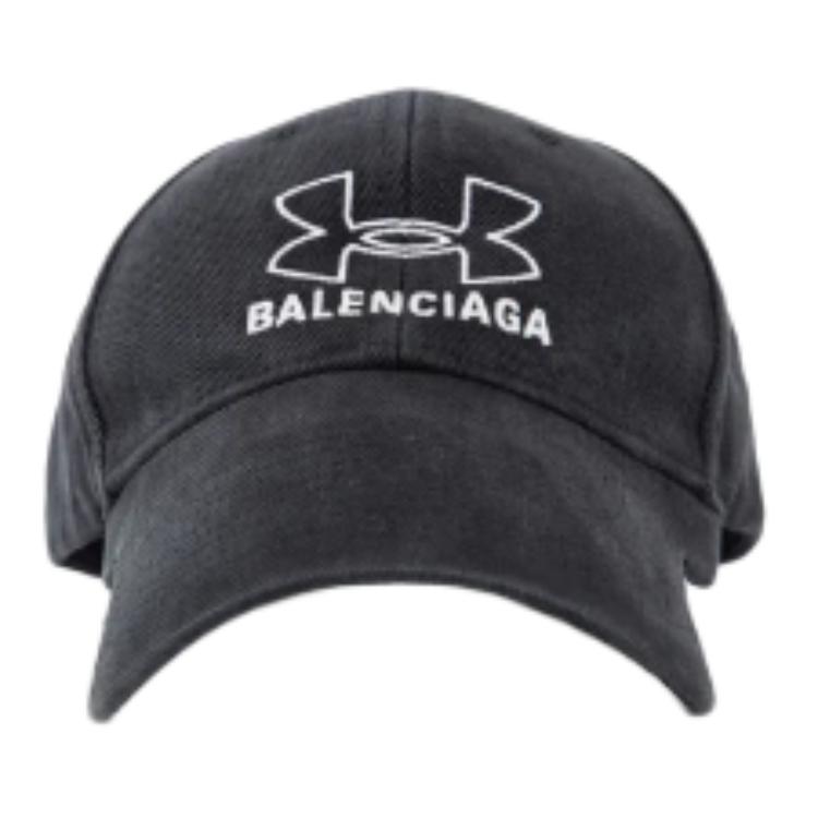 Balenciaga  Blue Cotton Baseball Cap with Logo Embroidery 807145410B21160
