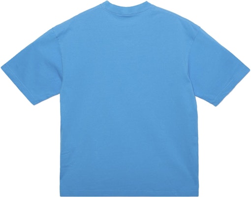 Balenciaga Blue Crewneck Short Sleeve T-Shirt Regular Fit 612966TMVG74090 Lookbook Balenciaga Blue Crewneck Short Sleeve T-Shirt Regular Fit 612966TMVG74090