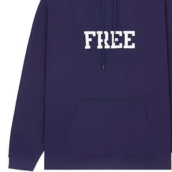 Balenciaga  Blue Hoodie with Logo Print Pullover - Slim Fit. 600583TKVD43967 圖 6