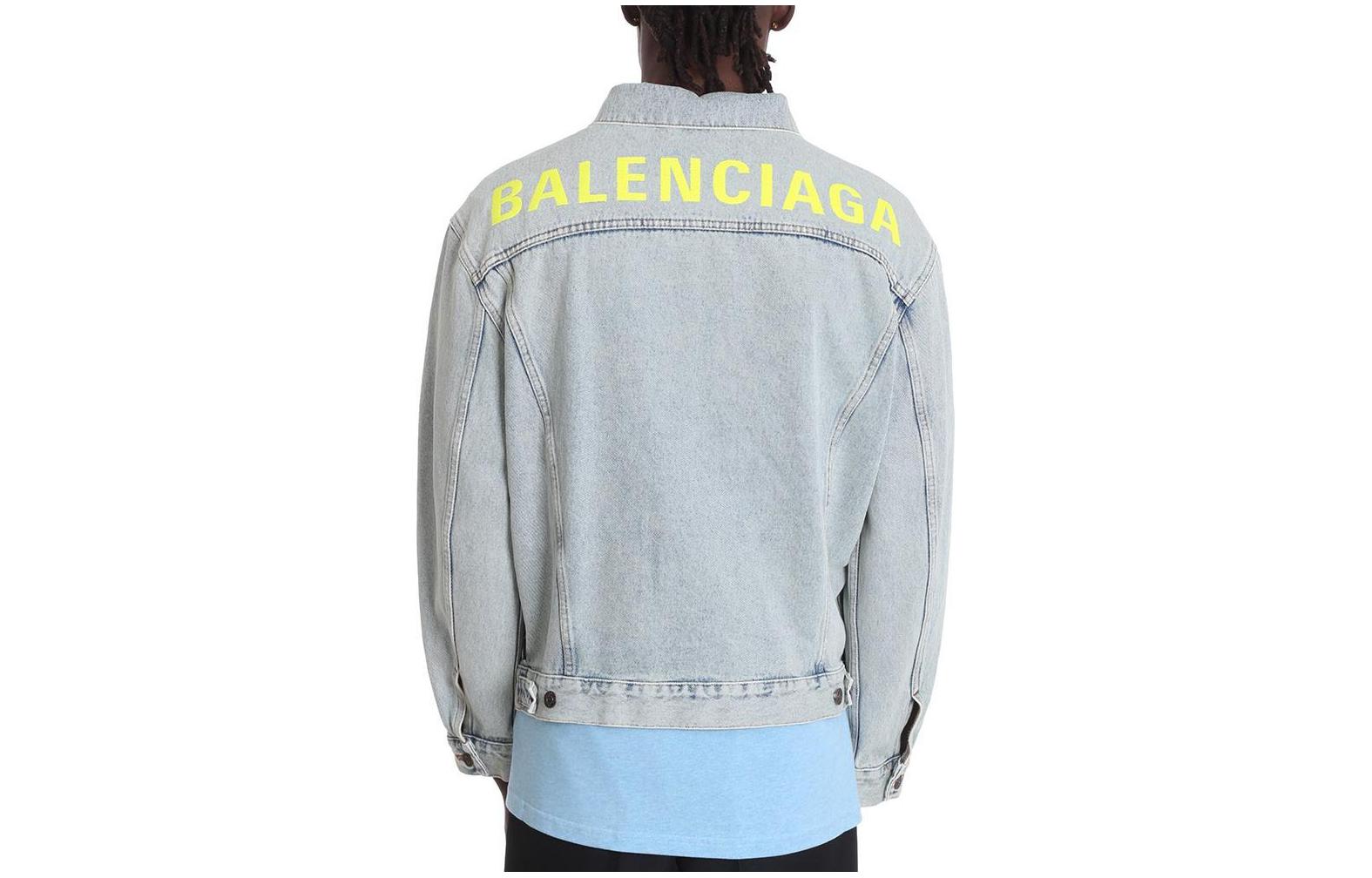 Balenciaga  Blue Single-Breasted Tailored Jacket with Collar. 557351TDW154377 圖 3