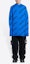Lookbook 발렌시아가 블루 울 니트 스웨터 올오버 로고 - 레귤러 핏. 657400T15673964
