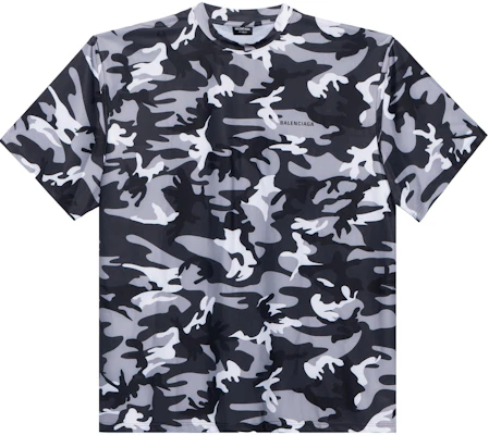 Camiseta Balenciaga Estampado Camuflaje Cuello Redondo Ajuste Regular Multicolor. 6584904A9B31400 Buy Camiseta Balenciaga Estampado Camuflaje Cuello Redondo Ajuste Regular Multicolor. 6584904A9B31400