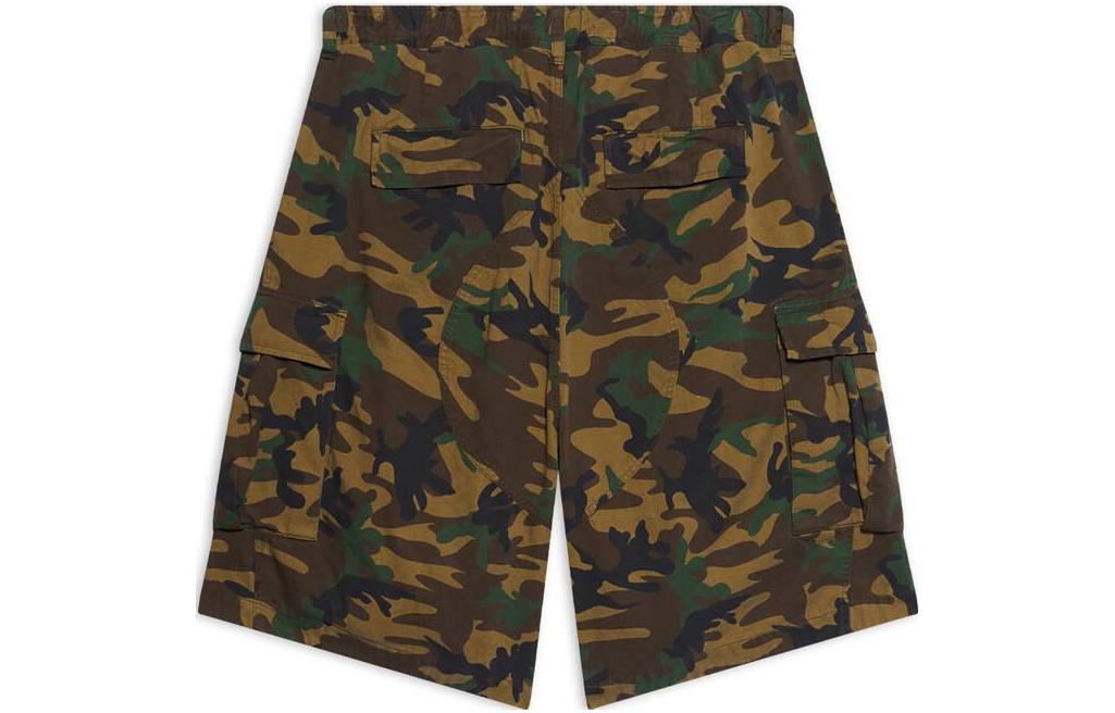 Balenciaga  Camouflage Printed Relaxed Shorts Dark Green 681257TKL142840 圖 3
