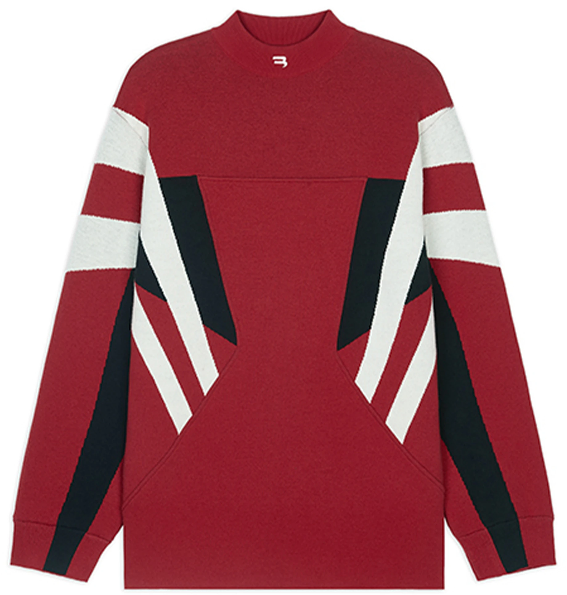 balenciaga-casual-colorblock-crewneck-sweatshirt-red-675301-t41196278