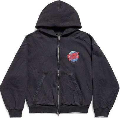 발렌시아가 어스 그래픽 집업 후디 재킷 블랙 레귤러핏 803264TRVD11055 Buy 발렌시아가 어스 그래픽 집업 후디 재킷 블랙 레귤러핏 803264TRVD11055