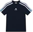 Order Balenciaga FW22 海軍藍條紋印花修身圓領T恤。 704070TMVG40470