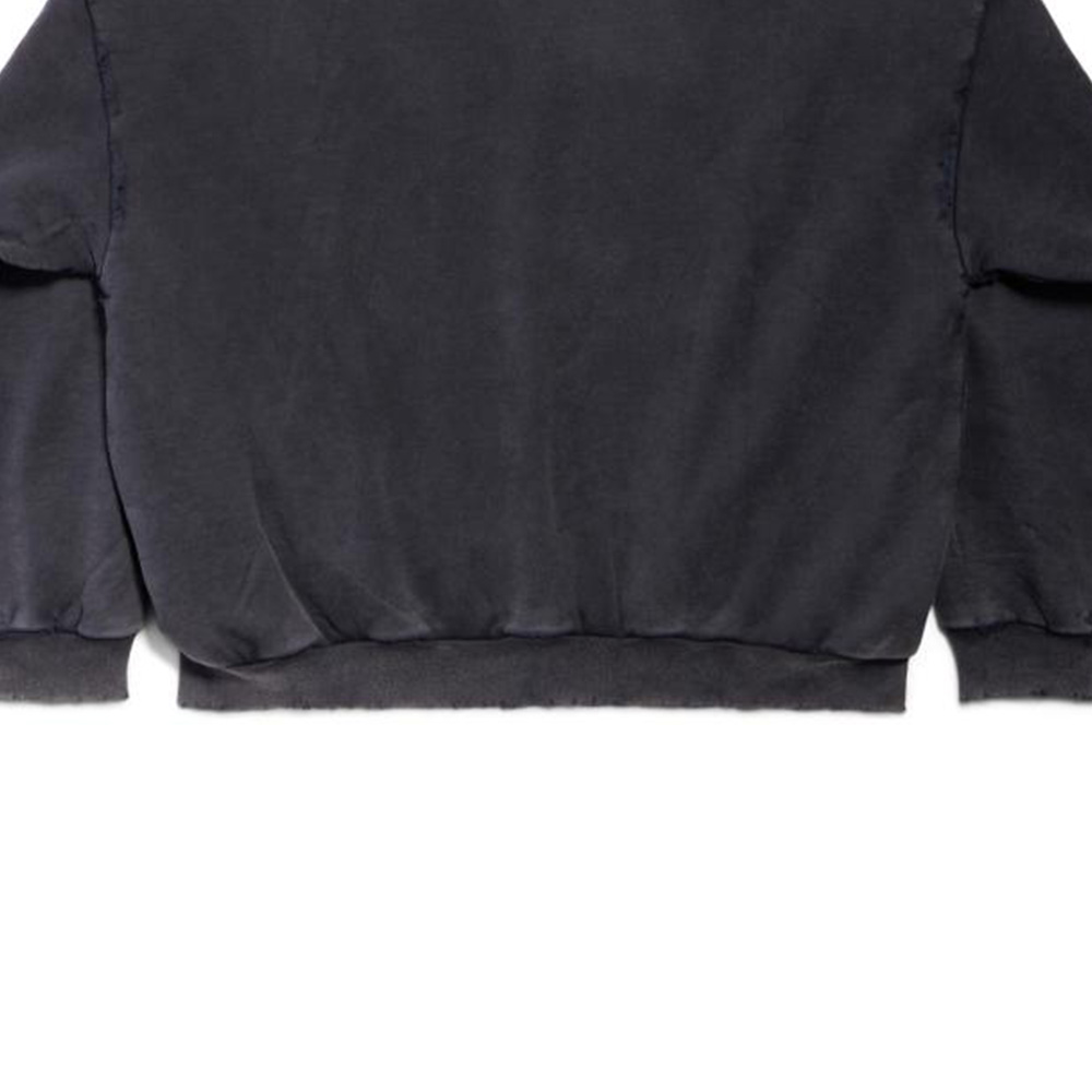 Balenciaga  Gray Oversized Hoodie with Letter Print. 803265TRVA21576 圖 7