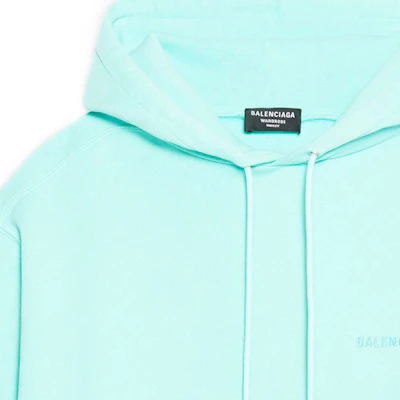 Balenciaga 綠色連帽衫 純色設計及品牌標誌款式. 600583TLVB83062 Details for Balenciaga 綠色連帽衫 純色設計及品牌標誌款式. 600583TLVB83062