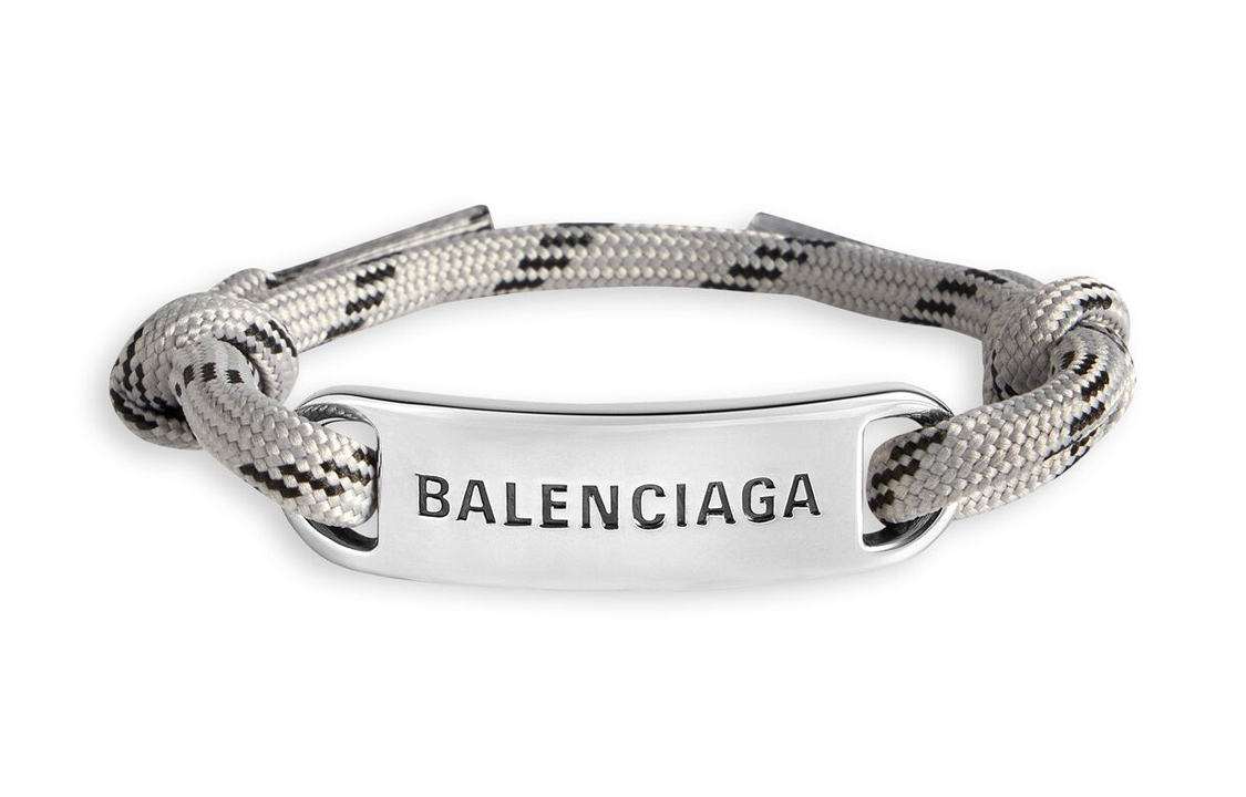 Balenciaga  Grey Bracelet with Letter Logo Design. 656418TVX4S1075 圖 3