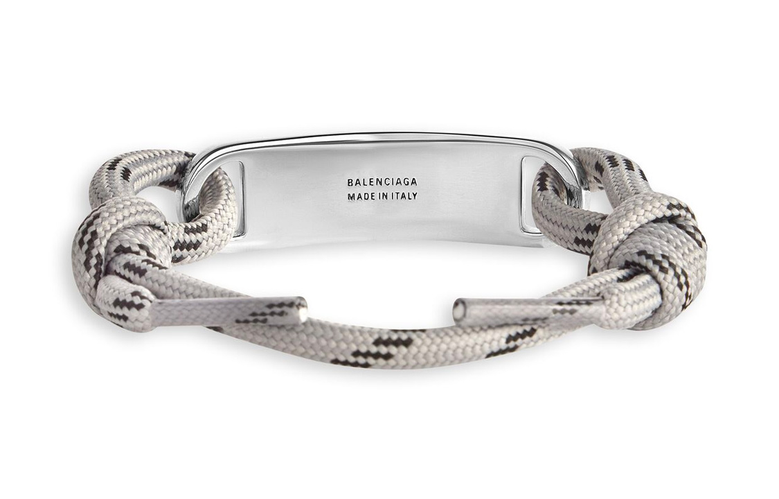Balenciaga  Grey Bracelet with Letter Logo Design. 656418TVX4S1075 圖 4