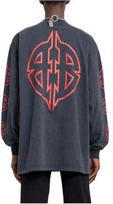 Balenciaga Grey Oversized Letter Print Crewneck Sweatshirt. 739027TPVI21568 Lookbook Balenciaga Grey Oversized Letter Print Crewneck Sweatshirt. 739027TPVI21568