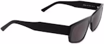 Buy Balenciaga Irregular Acetate Black Sunglasses with Side Logo. BB0305S006