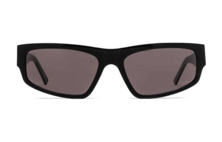 Balenciaga  Irregular Acetate Black Sunglasses with Side Logo. BB0305S006 圖 3