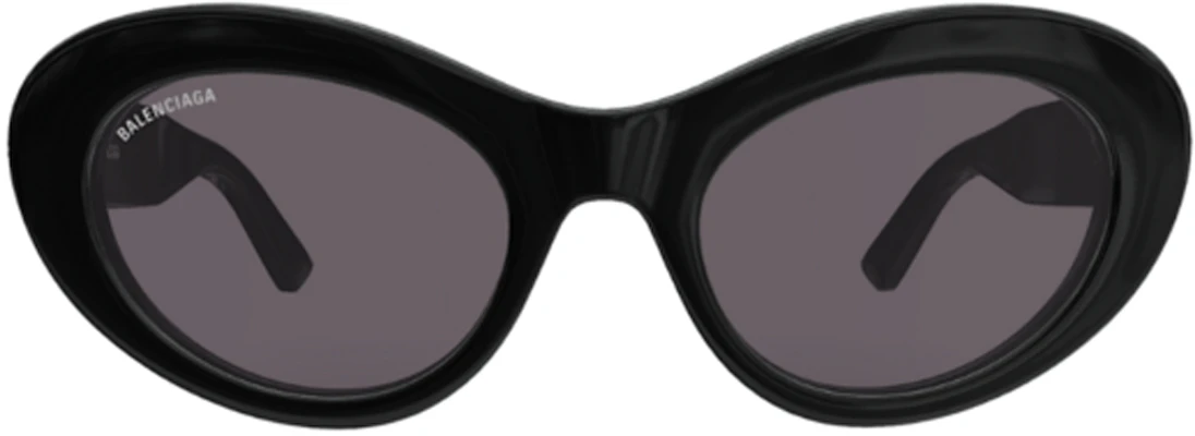 Balenciaga Kacamata Hitam Acetate Tidak Beraturan dengan Logo Samping. BB0294SK001 Lookbook Balenciaga Kacamata Hitam Acetate Tidak Beraturan dengan Logo Samping. BB0294SK001