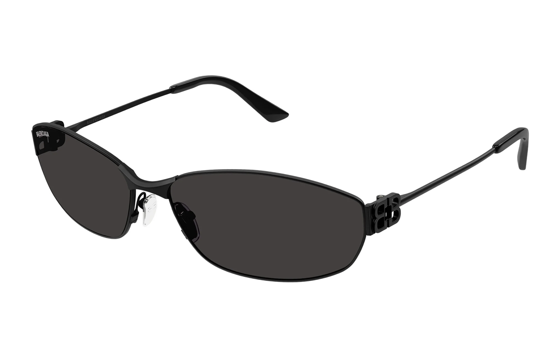 Balenciaga  Irregular B-Logo Black Metal Sunglasses. BB0336S001 圖 2