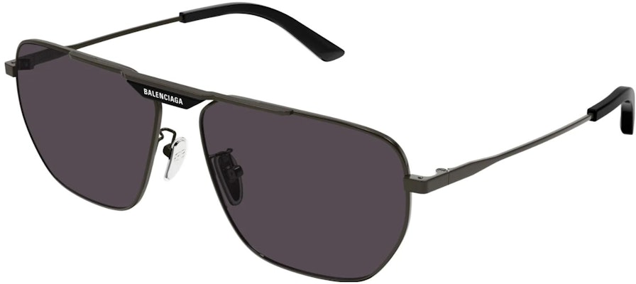 Balenciaga Gafas de Sol Negras con Logo de Letras Irregulares en Metal. BB0298SA001 Order Balenciaga Gafas de Sol Negras con Logo de Letras Irregulares en Metal. BB0298SA001