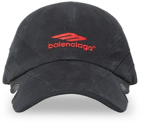 Balenciaga Logo Cotton Cap Black 719285410B21000 Order Balenciaga Logo Cotton Cap Black 719285410B21000
