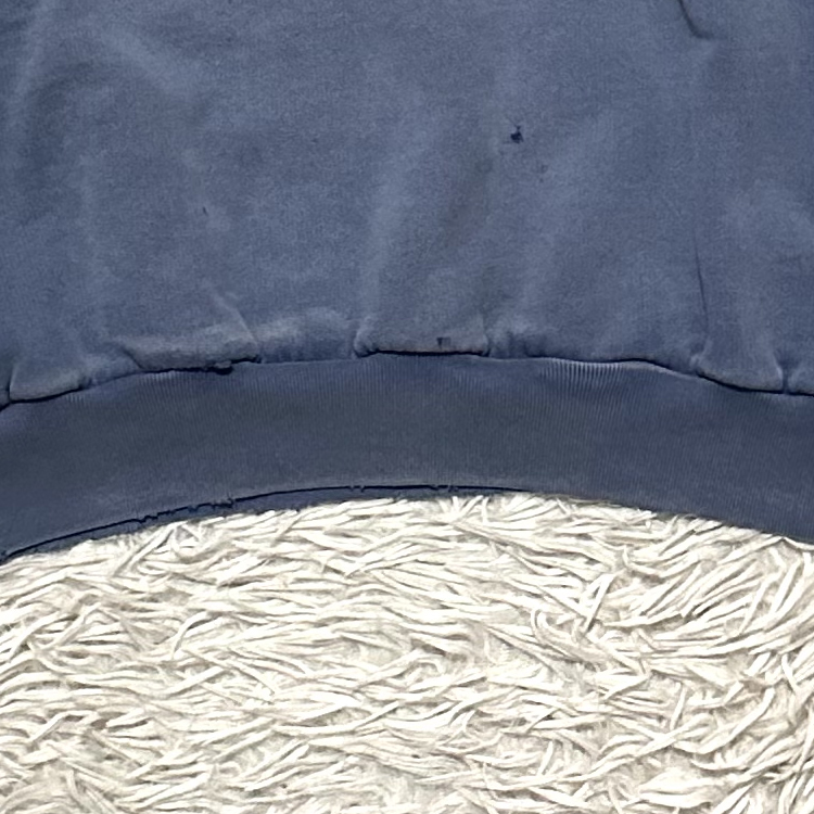 Balenciaga  Logo Gradient Washed Vintage Hoodie Regular Fit Blue 761458TPVD64313 圖 8