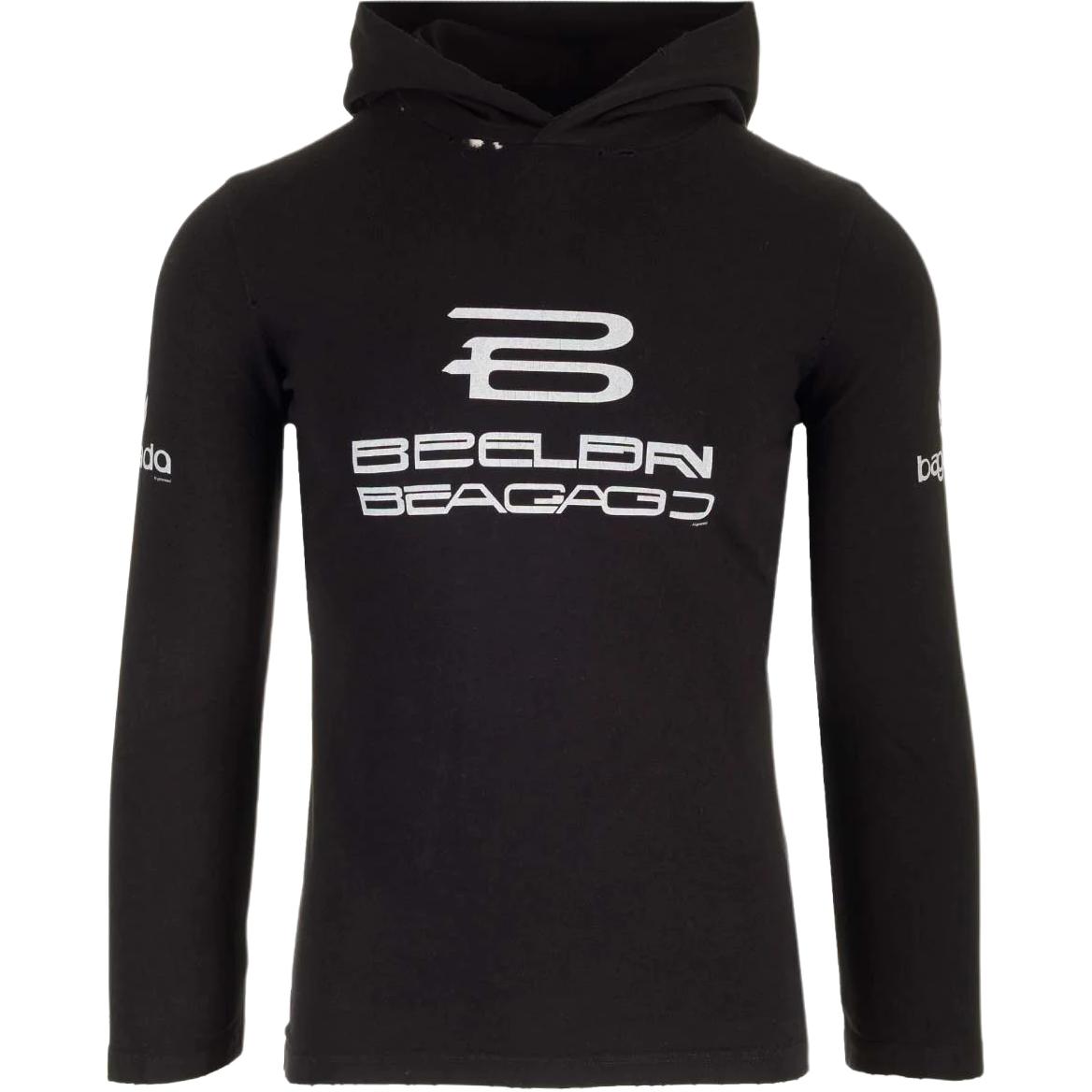 Order Sudadera con logo de Balenciaga, negra, corte regular. 790374TQVG29034