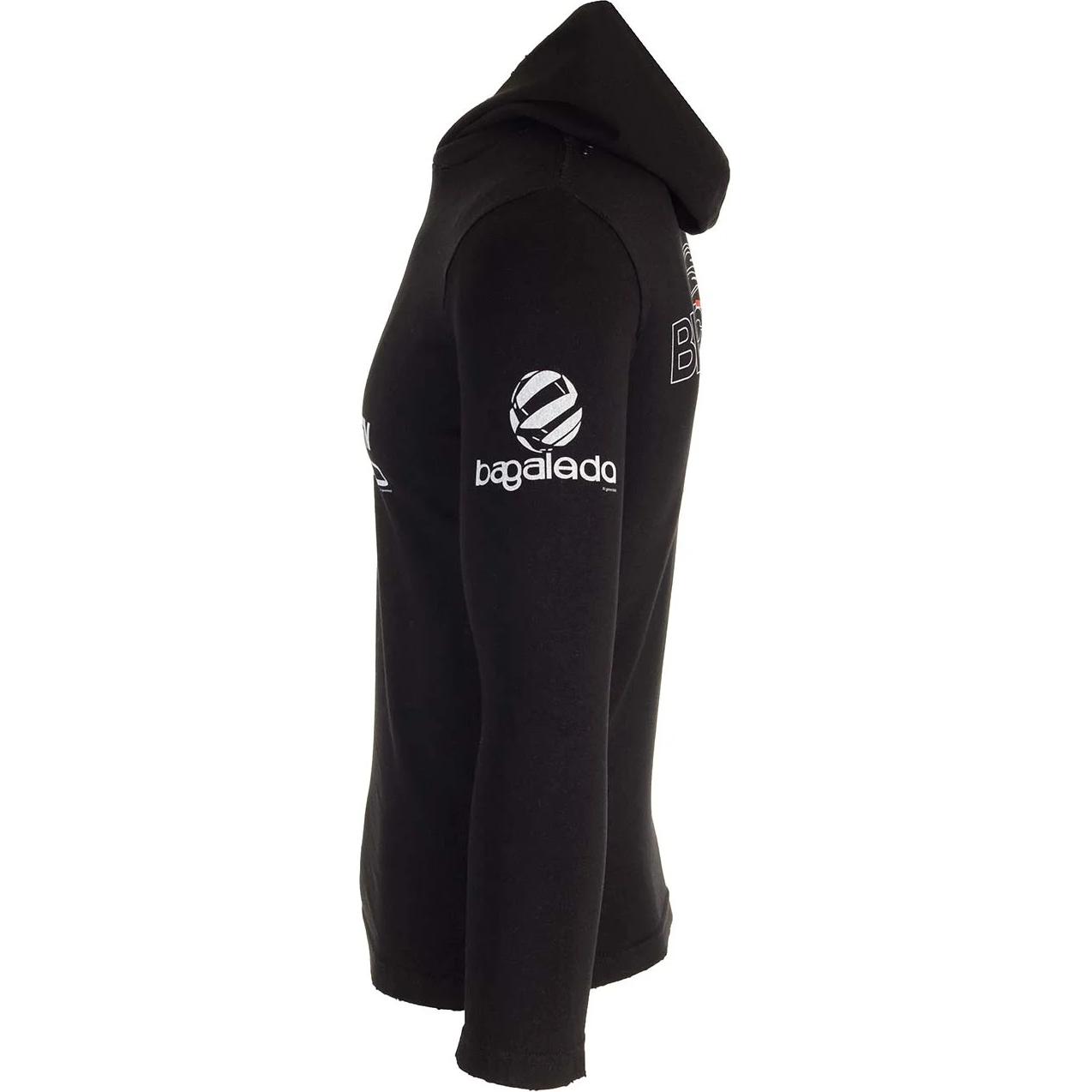 Shop Sudadera con logo de Balenciaga, negra, corte regular. 790374TQVG29034