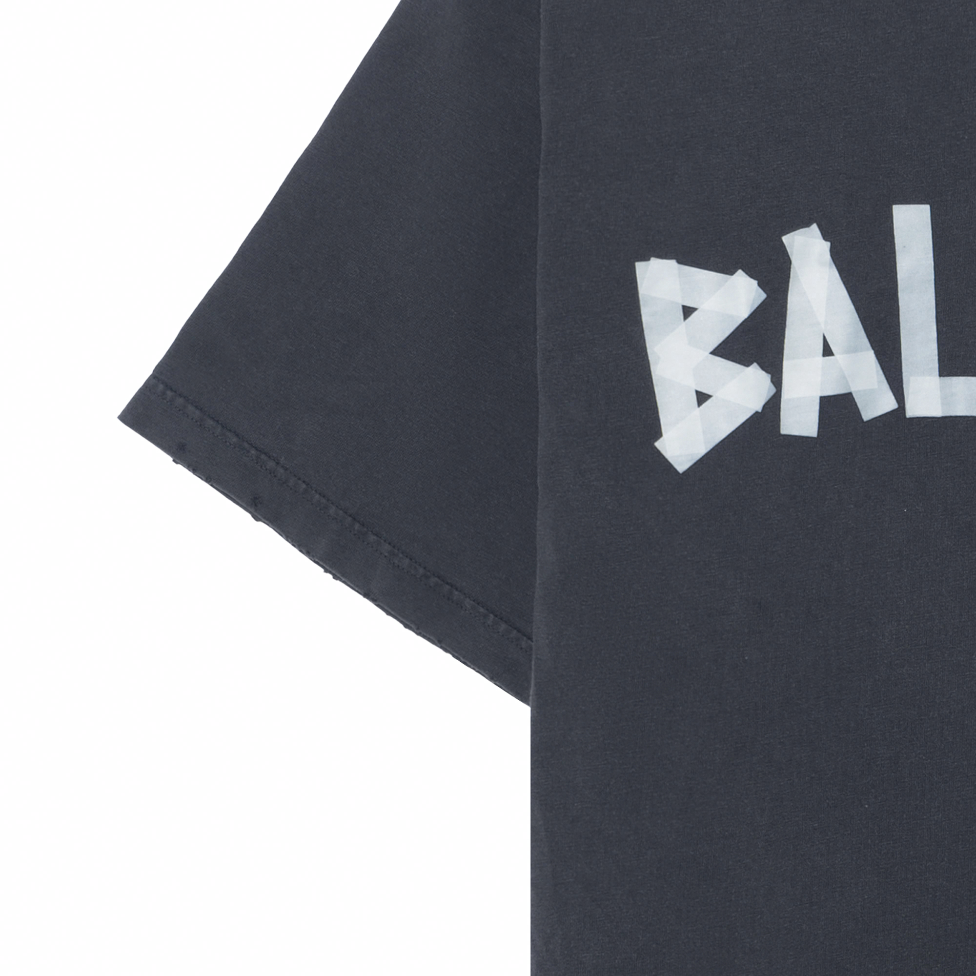 Balenciaga  Logo Oversized Black T-Shirt. 764235TRVK11041 圖 8