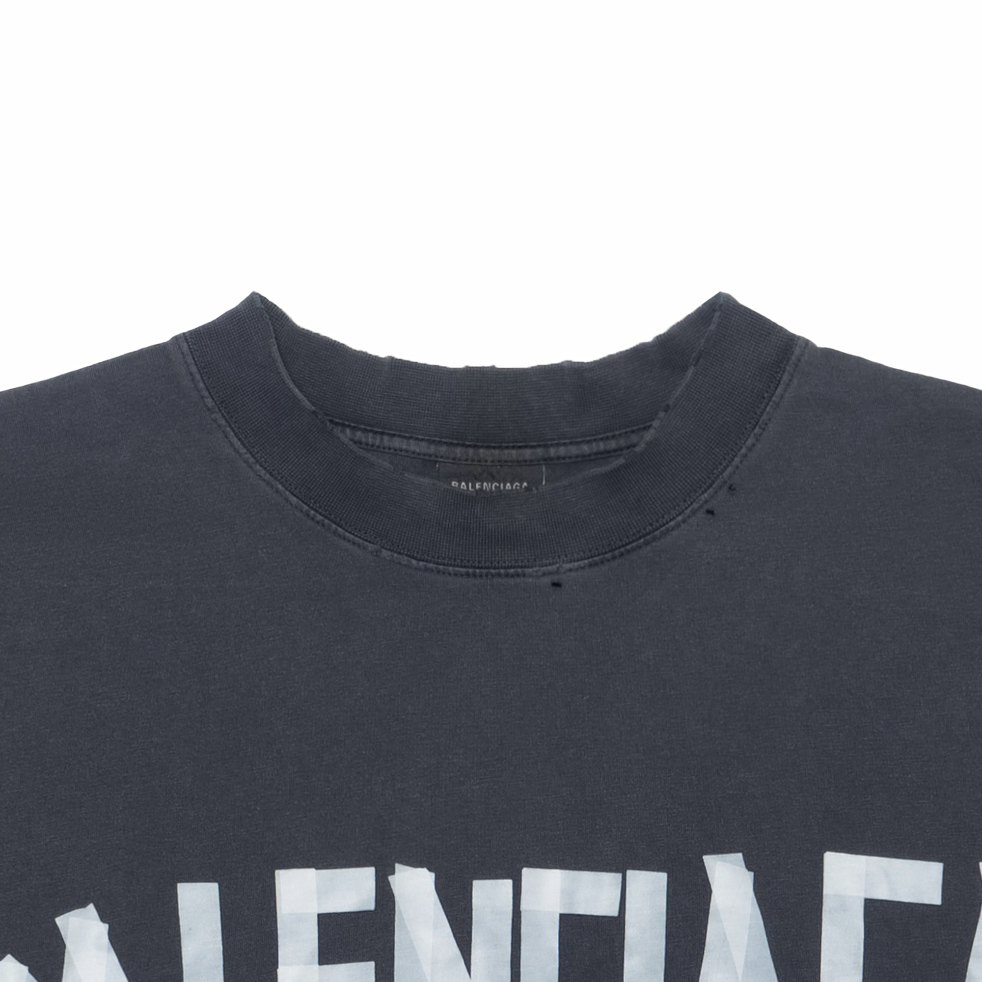 Balenciaga  Logo Oversized Black T-Shirt. 764235TRVK11041 圖 9