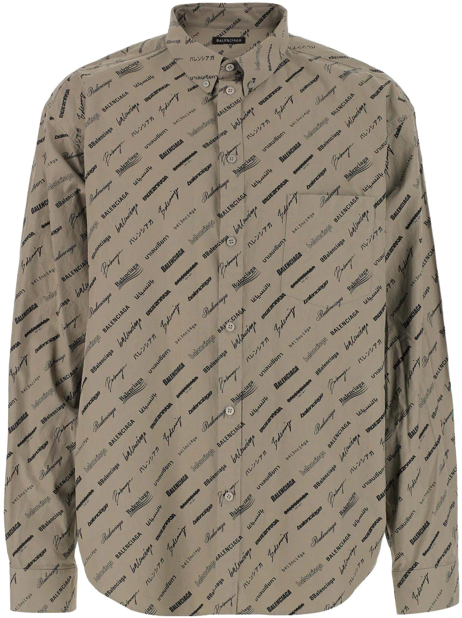 balenciaga-logo-print-button-up-shirt-yellow-brown-regular-fit-662983-tnll-19763