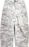 Balenciaga Loose Fit Camo Cargo Pants with Drawstring in Light Gray. 791053TQLA71400 Balenciaga Loose Fit Camo Cargo Pants with Drawstring in Light Gray. 791053TQLA71400