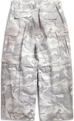 Balenciaga Seluar Cargo Camo Longgar dengan Tali Serut dalam Kelabu Terang. 791053TQLA71400 Lookbook Balenciaga Seluar Cargo Camo Longgar dengan Tali Serut dalam Kelabu Terang. 791053TQLA71400