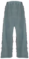 Lookbook Balenciaga Celana Panjang Santai Loose Fit Wide-Leg Zipper Biru. 738751TOW554702