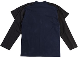 Balenciaga Multicolor Long Sleeve Oversized T-Shirt Dual Sleeve Design. 790370TPVG099034 Balenciaga Multicolor Long Sleeve Oversized T-Shirt Dual Sleeve Design. 790370TPVG099034