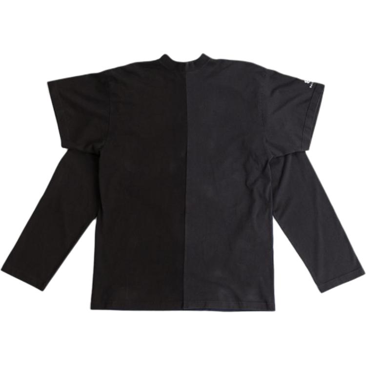 Lookbook Balenciaga Kaos Lengan Panjang Oversized Multicolor Desain Lengan Ganda. 790370TPVG099034