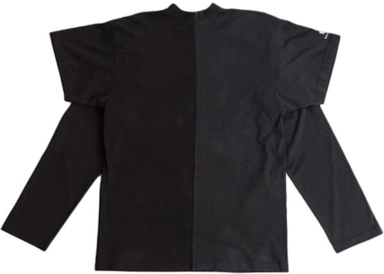 Balenciaga Kaos Lengan Panjang Oversized Multicolor Desain Lengan Ganda. 790370TPVG099034 Lookbook Balenciaga Kaos Lengan Panjang Oversized Multicolor Desain Lengan Ganda. 790370TPVG099034