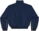 Lookbook Chaqueta Balenciaga Azul Marino Logo Bordado Cuello Alto Corte Holgado. 811929TRO328065