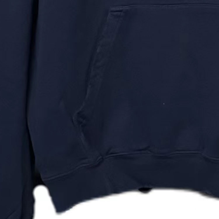 Sizing 巴黎世家海军蓝宽松字母印花连帽衫 729361TNVL24450