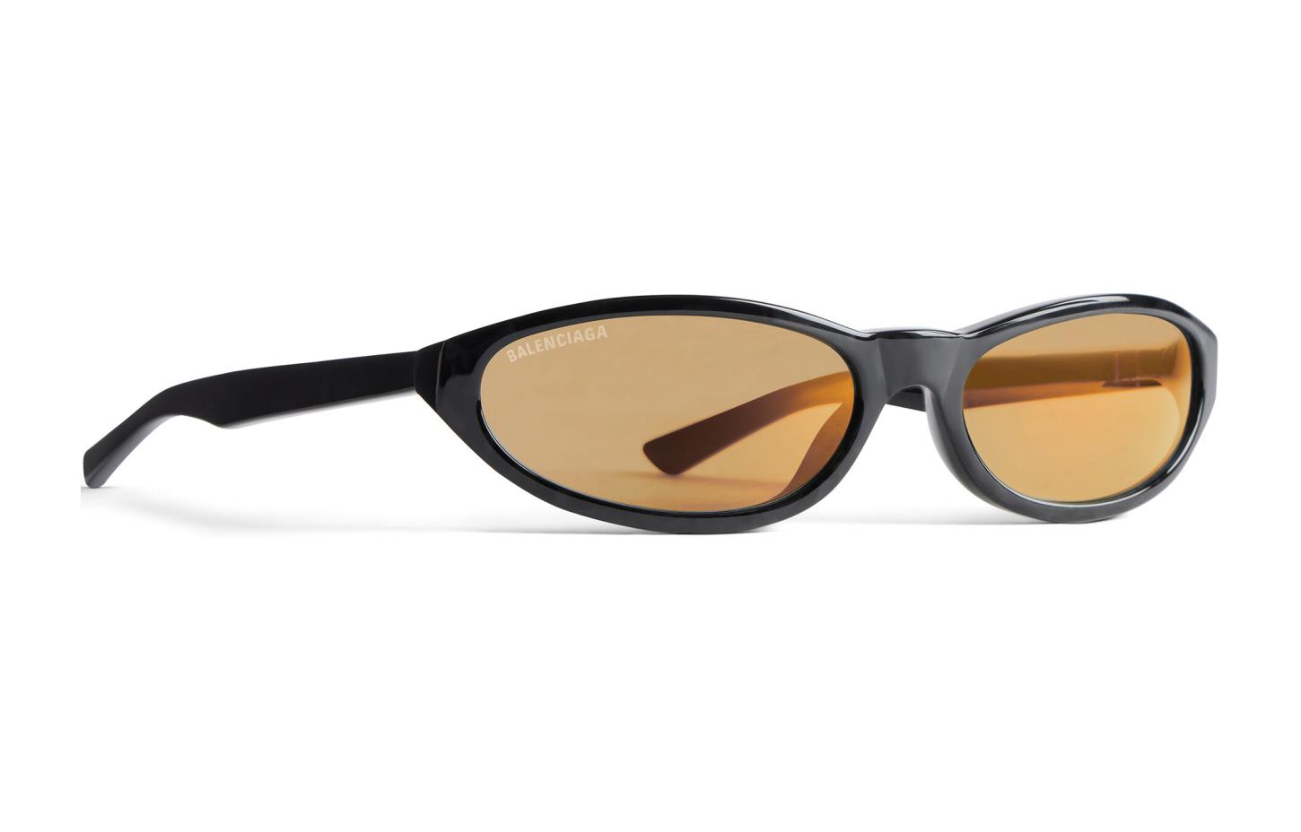 Balenciaga  Oval Sunglasses Black with Logo Lens. 570487T00482053 圖 4