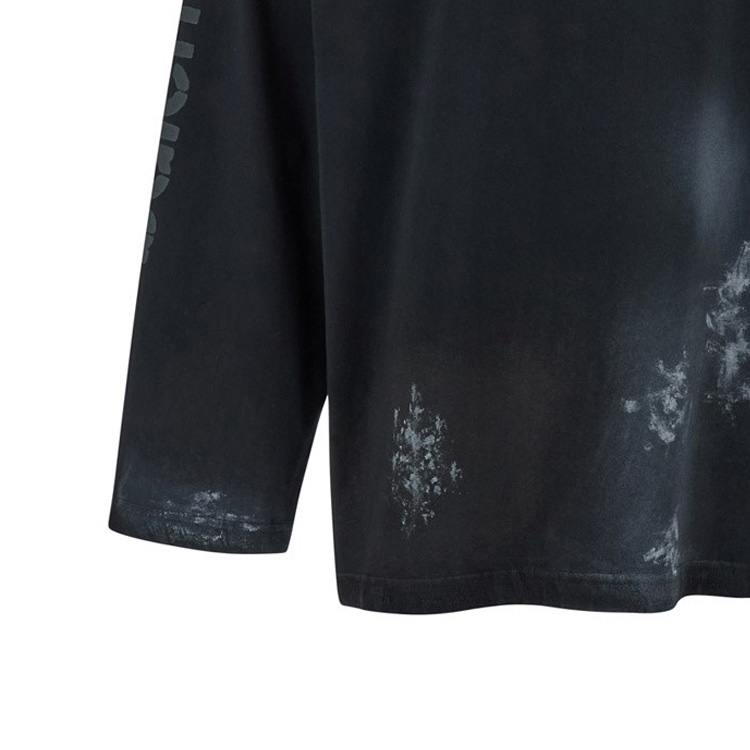 Details for Balenciaga 寬鬆黑色拼色標誌連帽衫/衛衣 790365TQVU41083