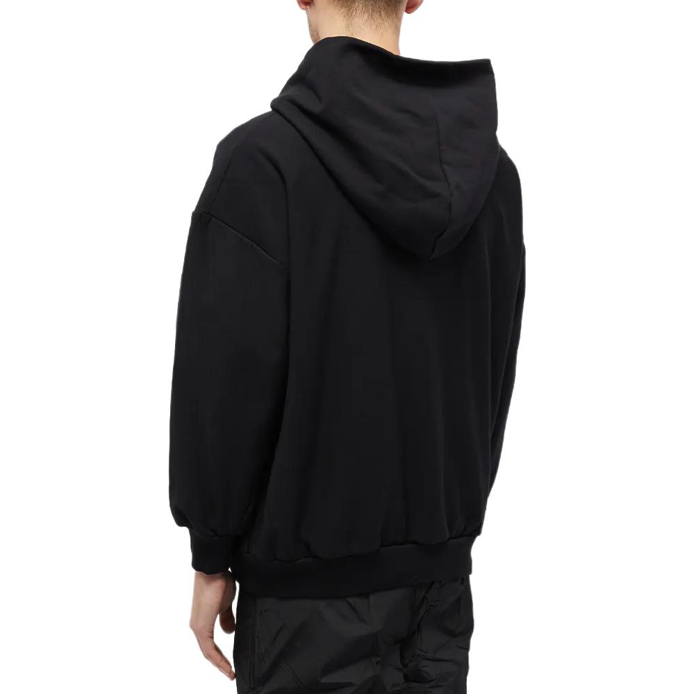 Balenciaga  Oversized Black Zip-Up Hoodie. 720424TNVE61000 圖 4