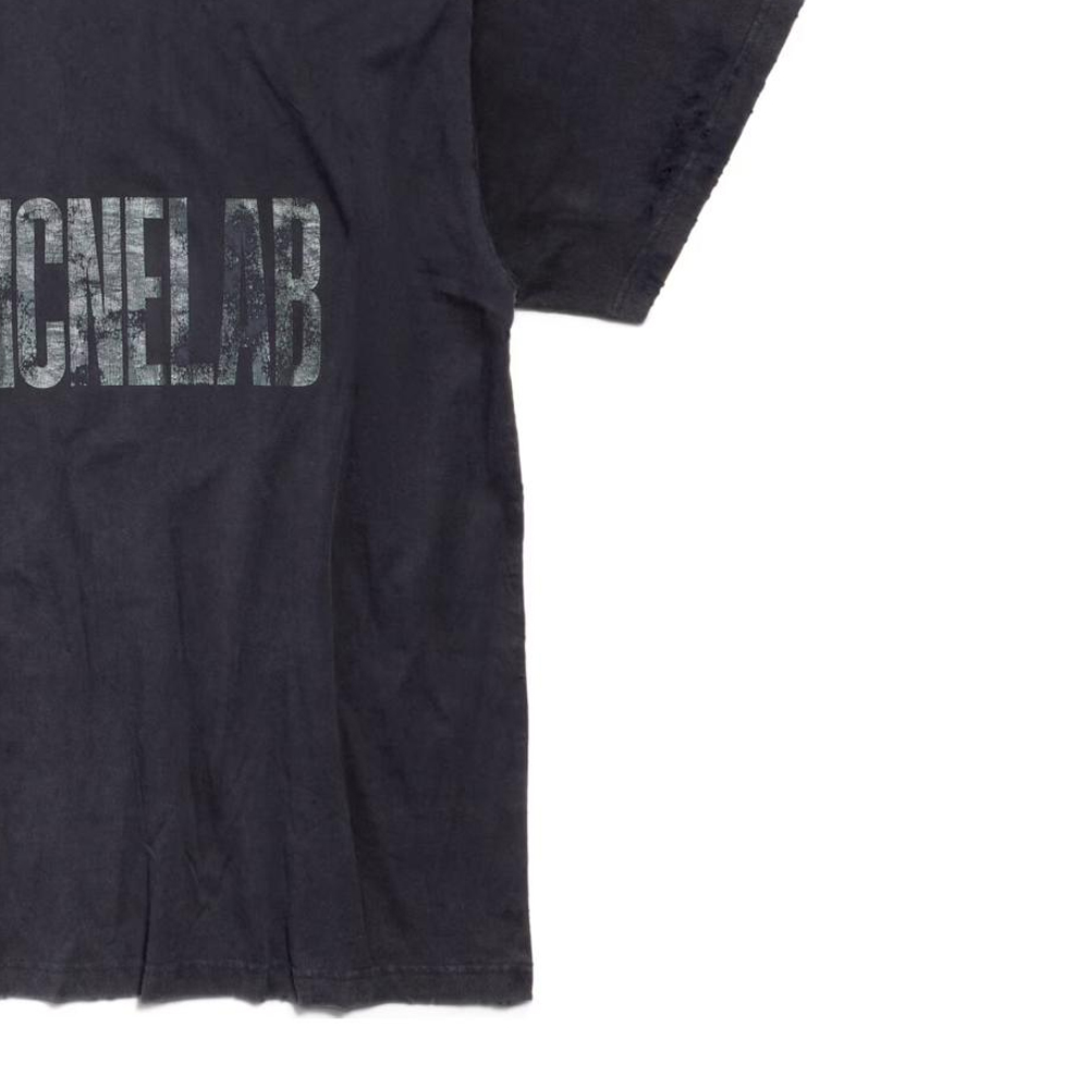 Purchase Balenciaga T-Shirt Logo Besar Crewneck Kelabu Gelap. 787349TRVA11576