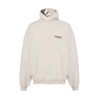 Balenciaga Oversized Logo Print Hoodie 739024TKVI99711