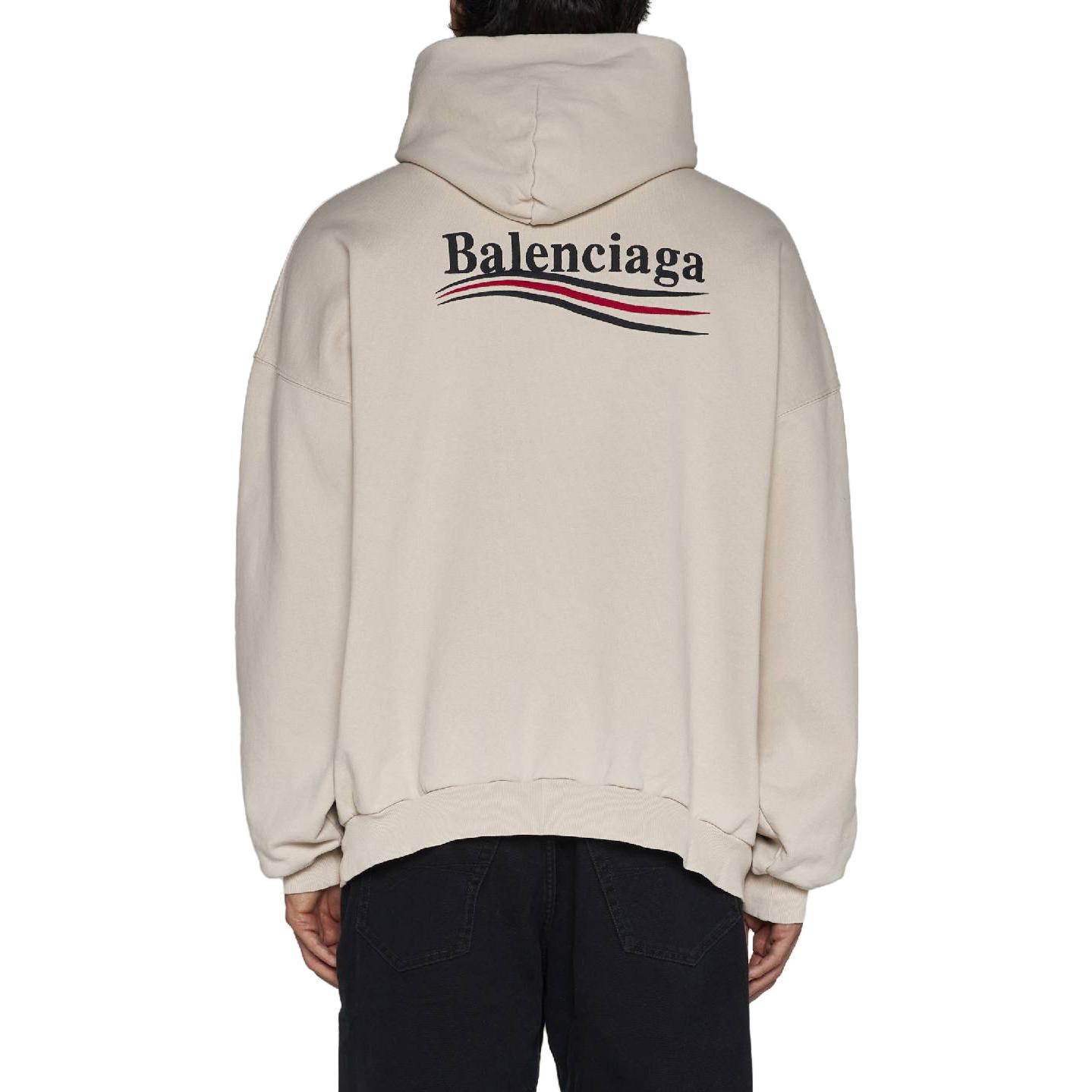 Balenciaga  Oversized Logo Print Hoodie 739024TKVI99711 圖 4